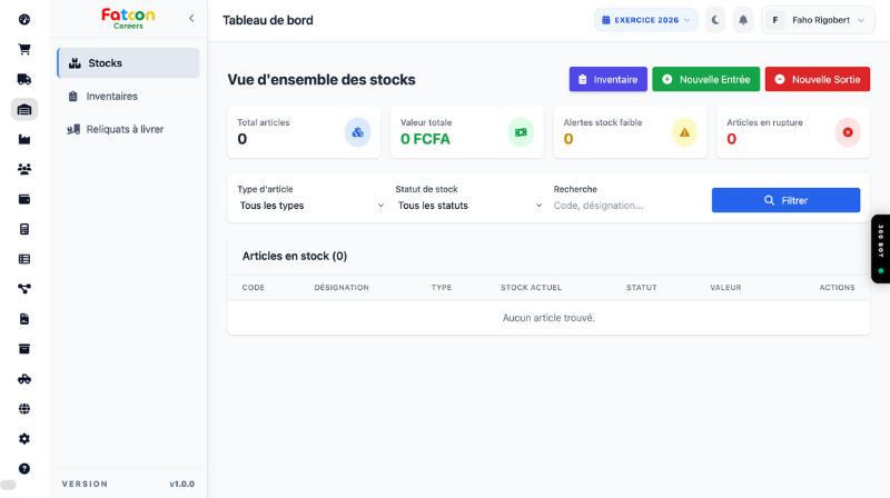 Stock Management